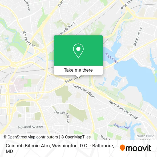 Coinhub Bitcoin Atm map