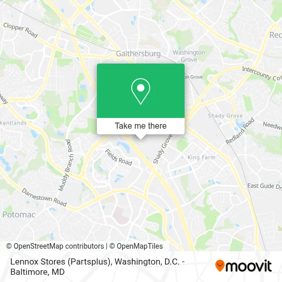 Lennox Stores (Partsplus) map