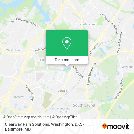 Clearway Pain Solutions map