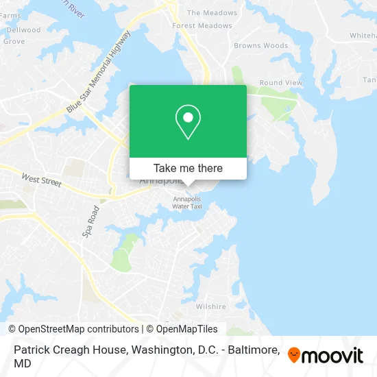 Patrick Creagh House map