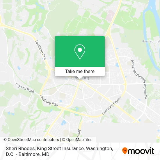 Sheri Rhodes, King Street Insurance map