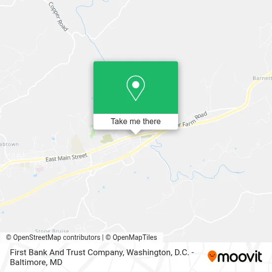 First Bank And Trust Company map