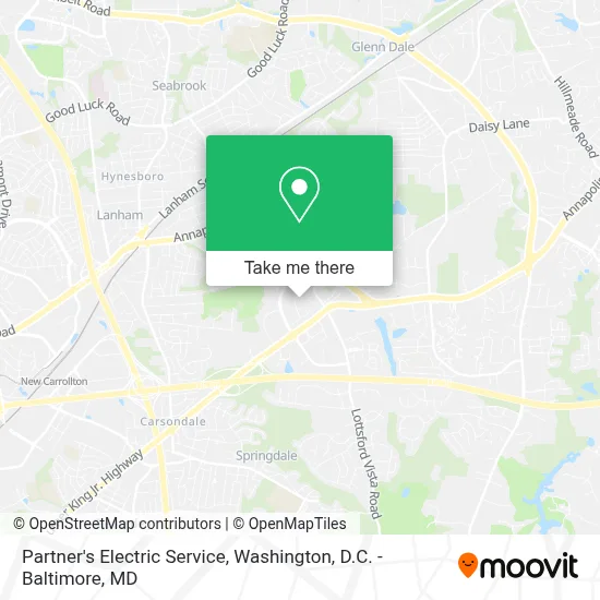 Partner's Electric Service map