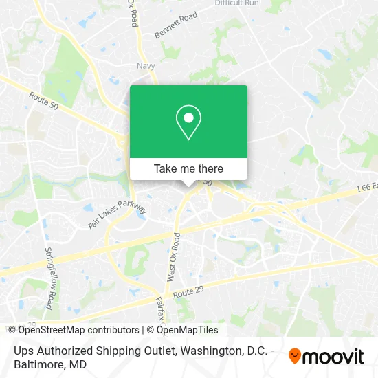 Ups Authorized Shipping Outlet map