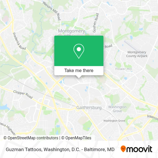 Guzman Tattoos map