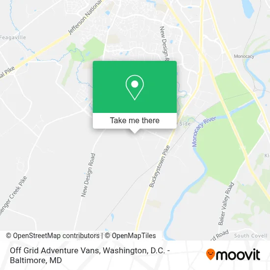 Off Grid Adventure Vans map