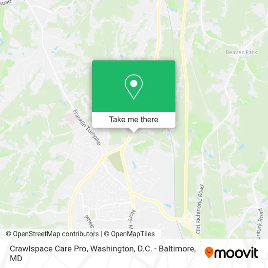 Crawlspace Care Pro map