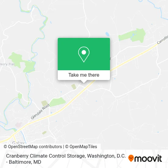 Cranberry Climate Control Storage map