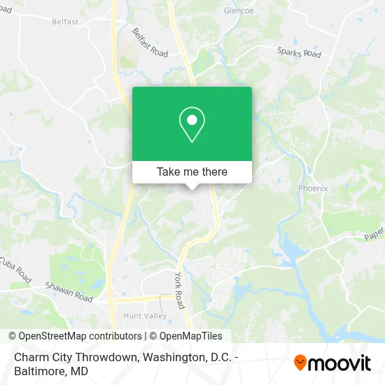 Charm City Throwdown map