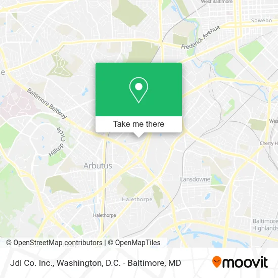 Jdl Co. Inc. map