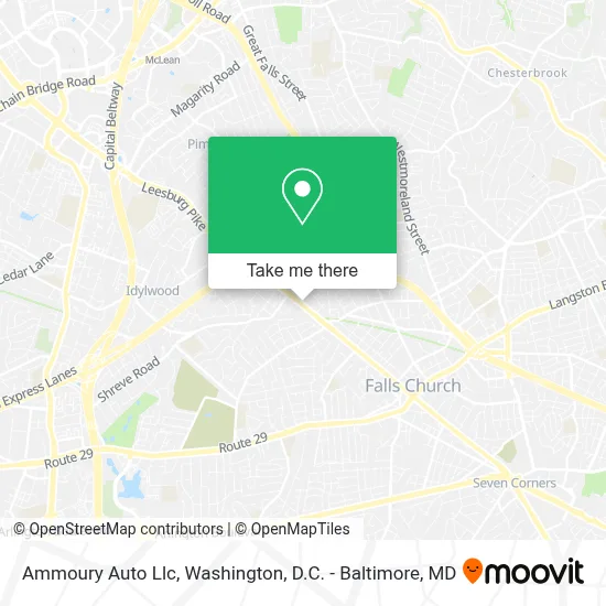 Ammoury Auto Llc map