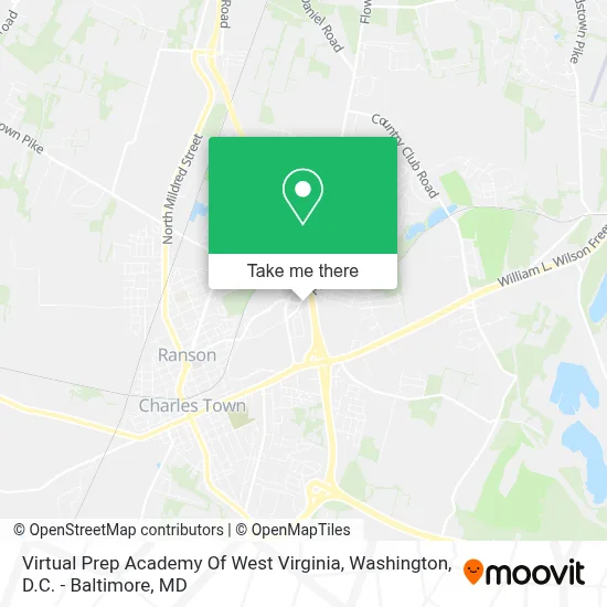 Virtual Prep Academy Of West Virginia map