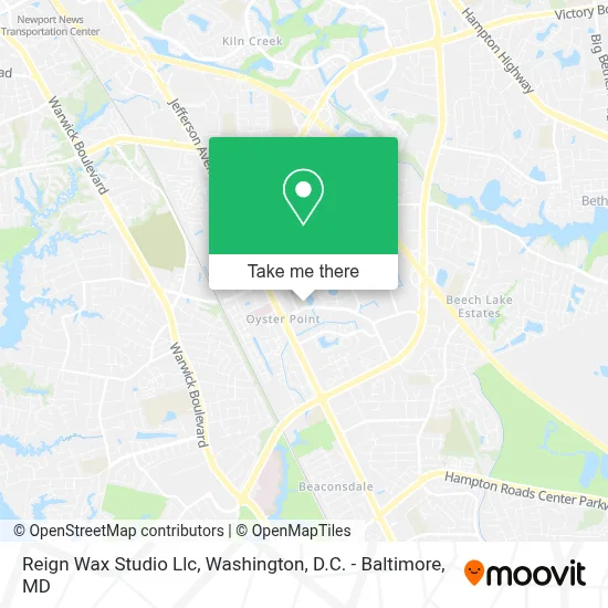 Reign Wax Studio Llc map