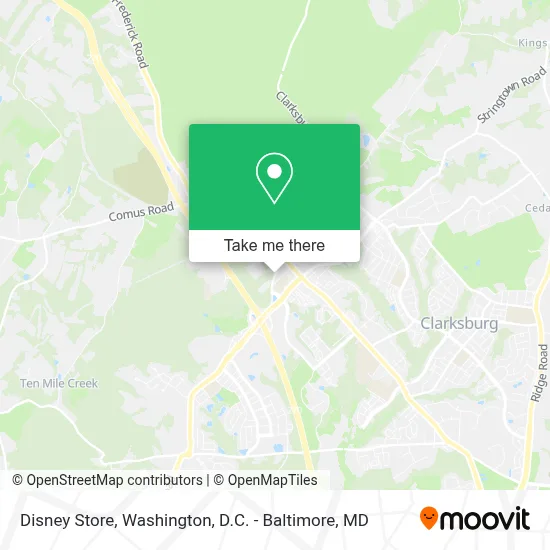 Disney Store map