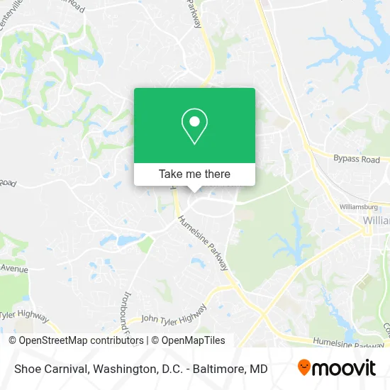 Shoe Carnival map