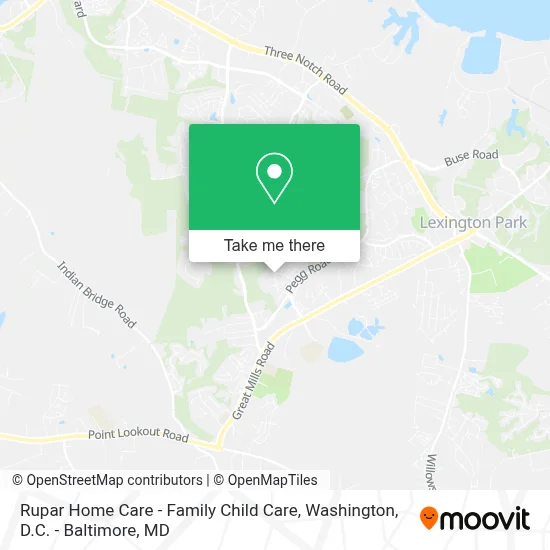 Rupar Home Care - Family Child Care map