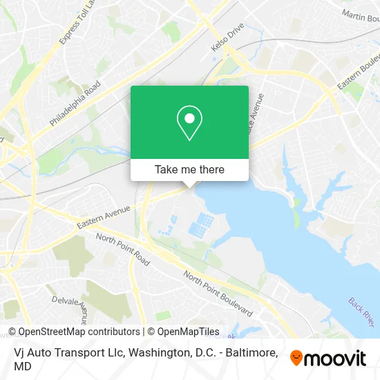 Vj Auto Transport Llc map