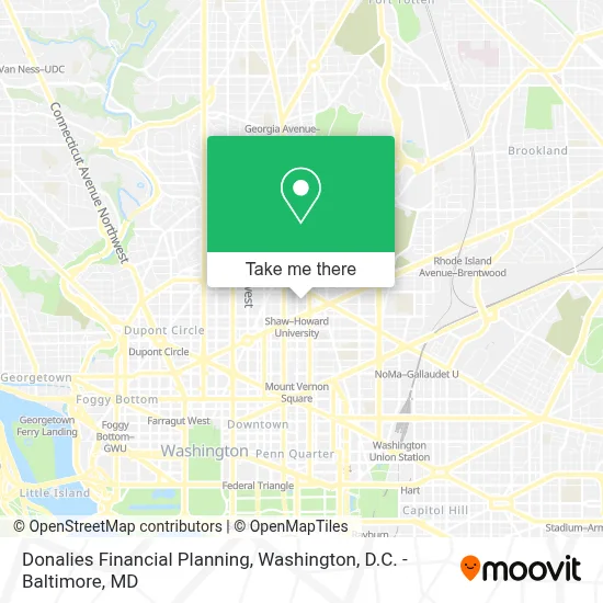 Donalies Financial Planning map