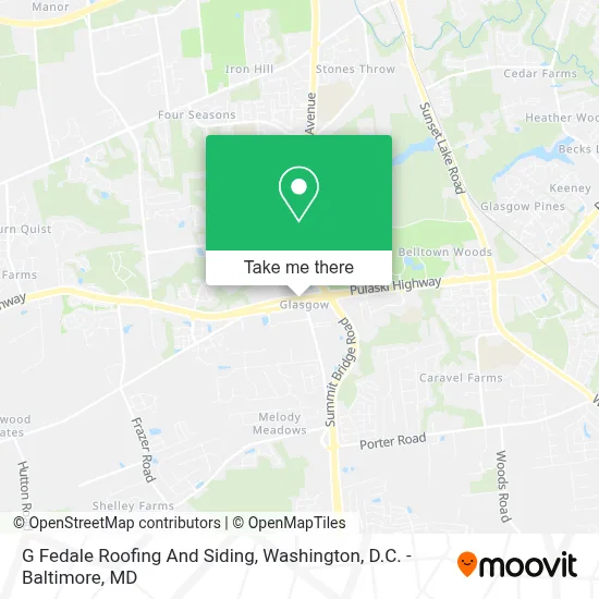 G Fedale Roofing And Siding map