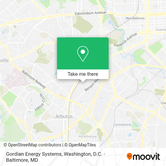 Gordian Energy Systems map