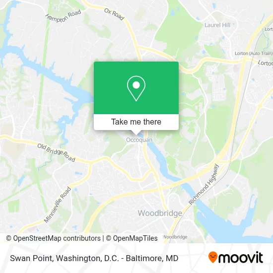 Swan Point map