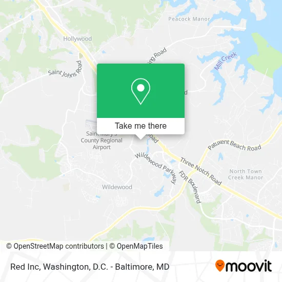 Red Inc map