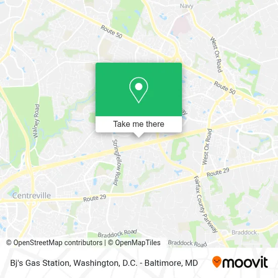 Bj's Gas Station map