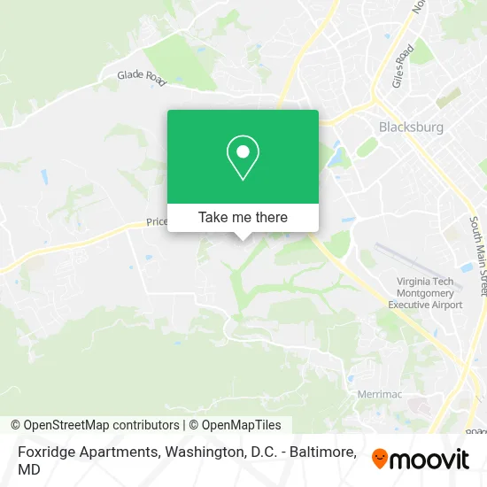 Foxridge Apartments map