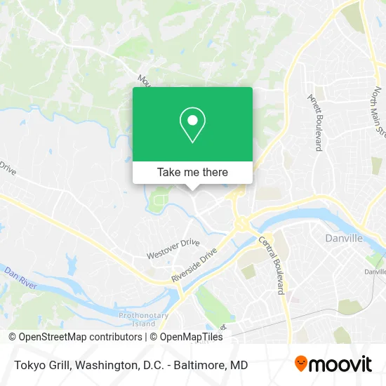 Tokyo Grill map