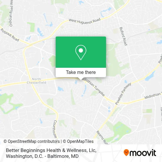 Better Beginnings Health & Wellness, Llc map