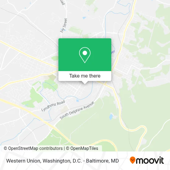 Western Union map