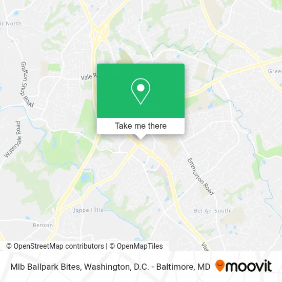 Mlb Ballpark Bites map