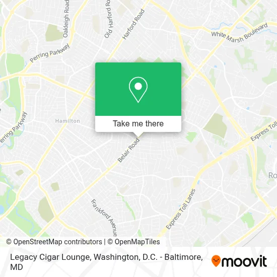 Legacy Cigar Lounge map