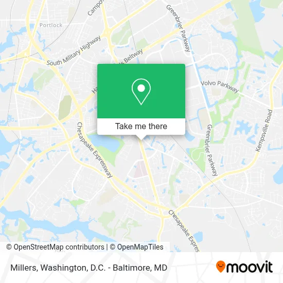 Millers map
