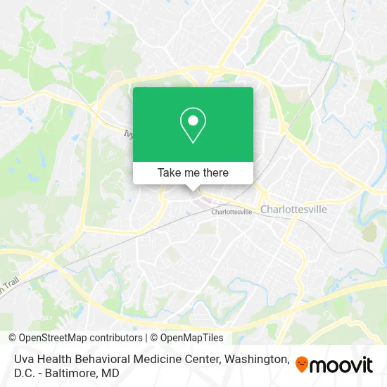 Uva Health Behavioral Medicine Center map