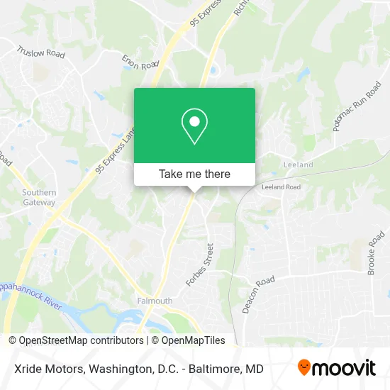 Xride Motors map