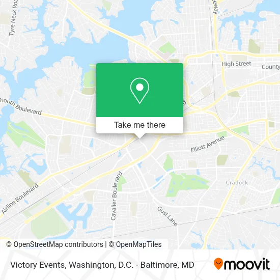 Victory Events map