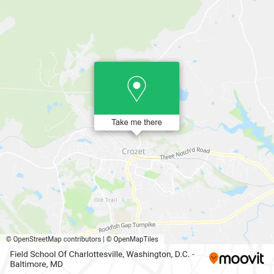 Field School Of Charlottesville map
