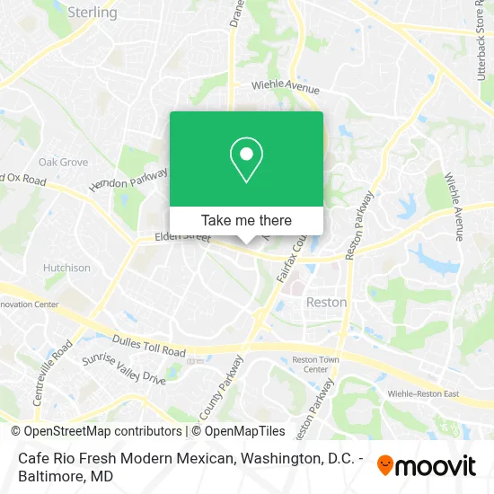 Cafe Rio Fresh Modern Mexican map