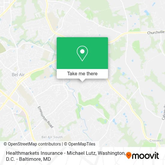 Healthmarkets Insurance - Michael Lutz map