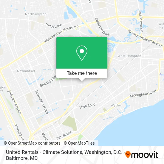 United Rentals - Climate Solutions map
