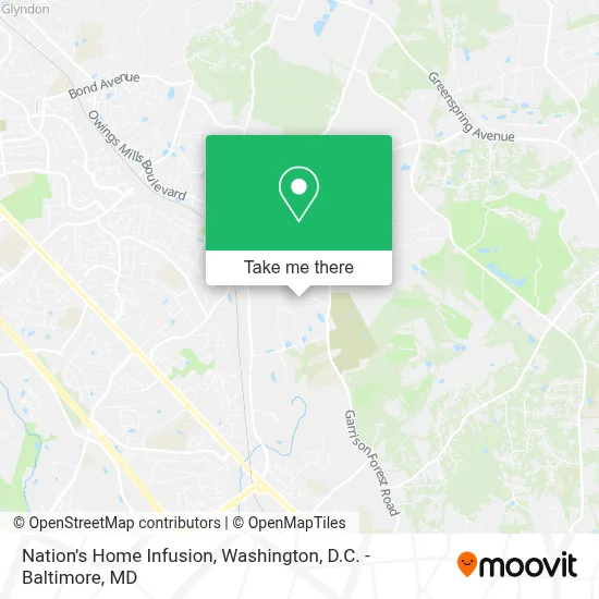 Nation's Home Infusion map