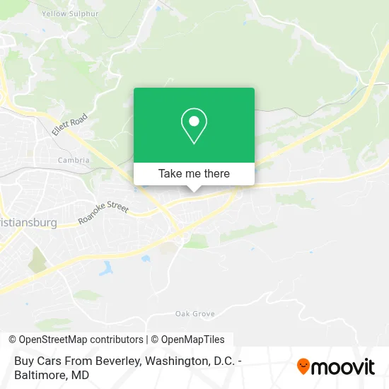 Buy Cars From Beverley map