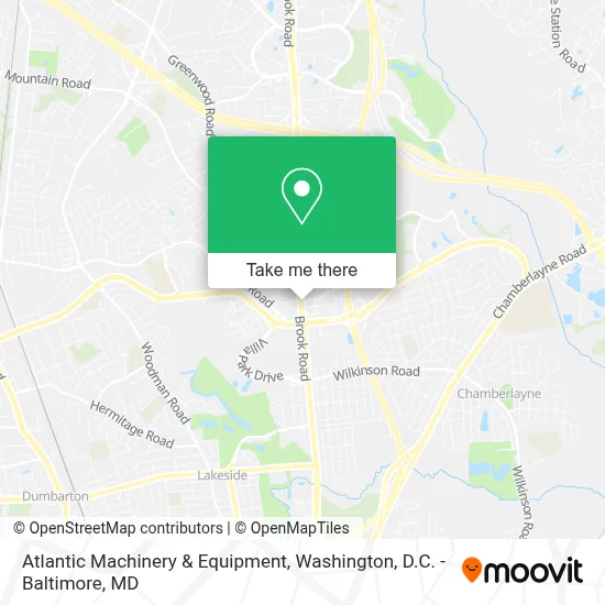 Atlantic Machinery & Equipment map