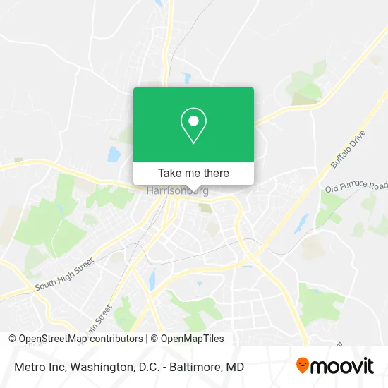 Metro Inc map