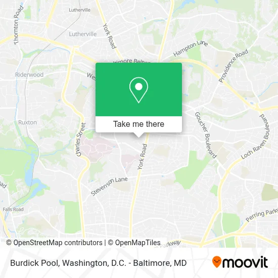 Burdick Pool map