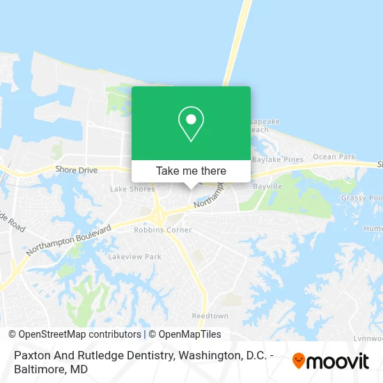 Paxton And Rutledge Dentistry map