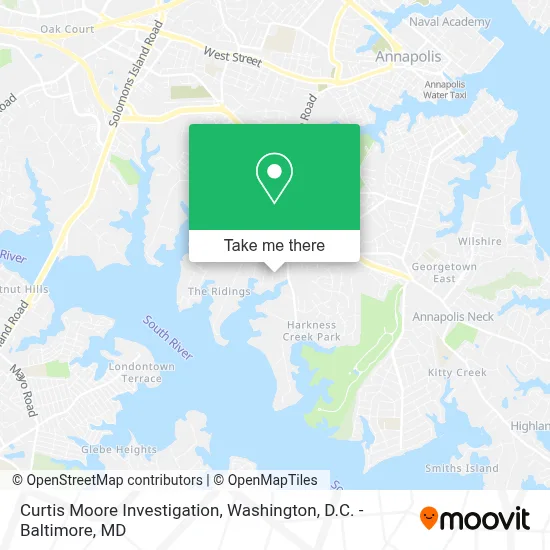 Curtis Moore Investigation map