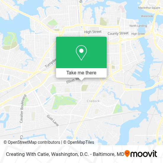Creating With Catie map