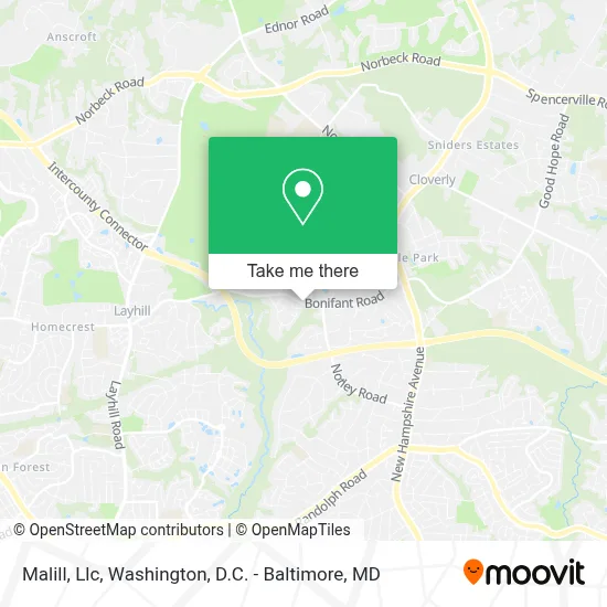 Malill, Llc map